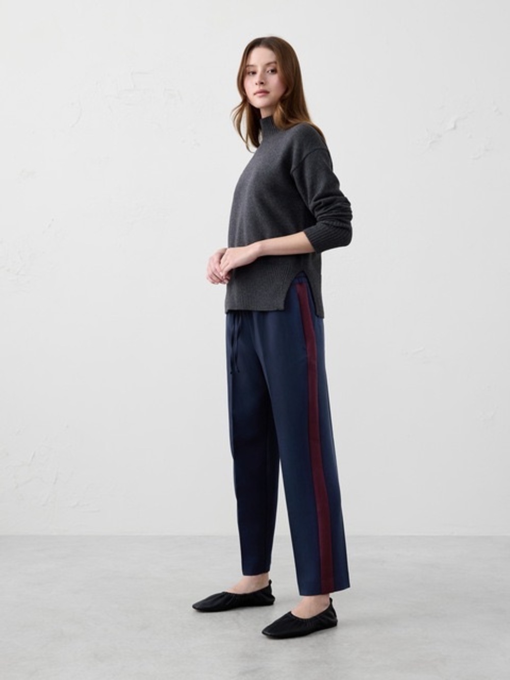 Banana Republic Tapered High-Rise Track Pants